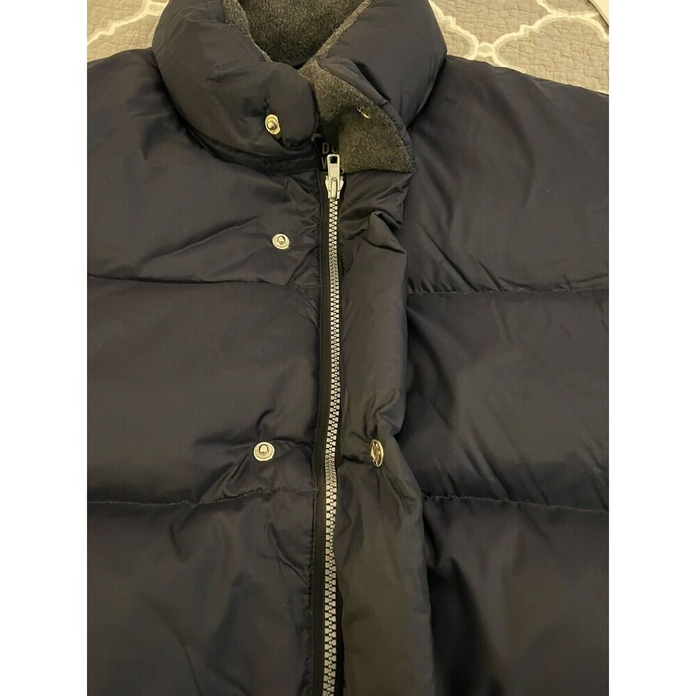 Abercrombie & Fitch Large Blue Vintage 1990’s Duck Down Sleeveless Puffer Vest - Picture 6 of 9